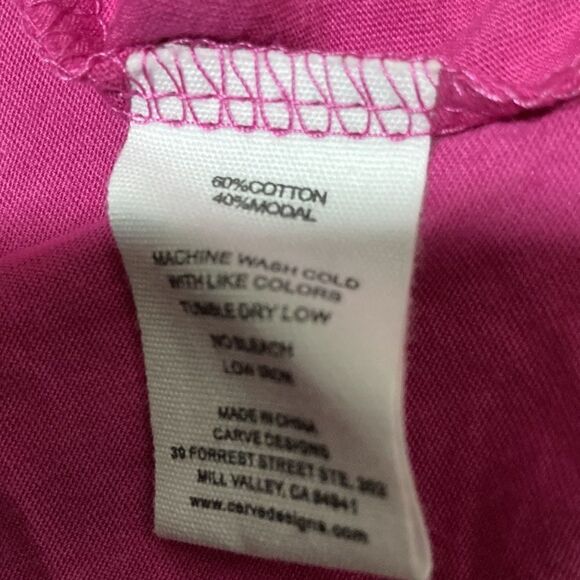 Carve designs Sadie tank pink size small - Picture 7 of 7